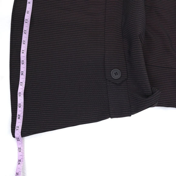 View Red Pin stripe mini dress made in the usa - Picture 11 of 16